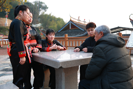 Fujian village has ethnic martial art in its corner