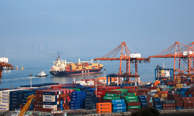 A view of the Haitian Terminal of Xiamen in East China's Fujian Province File photo: VCG