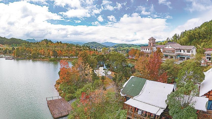 德化县九仙山景区进入枫叶最佳观赏期