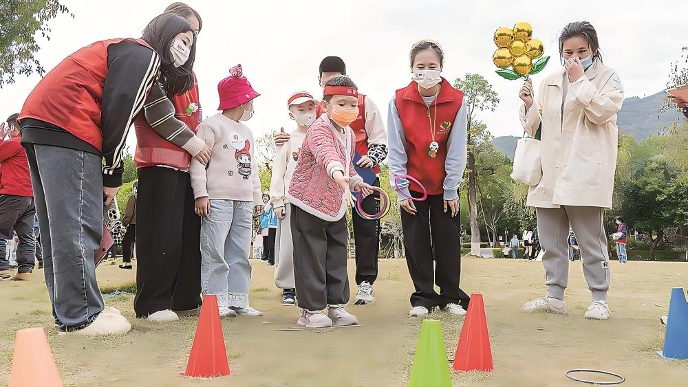 第二届白血病儿童户外趣味运动会在福州市儿童公园举行