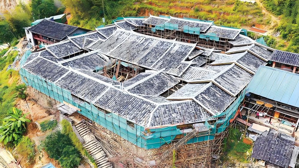 全国文保单位积善堂正在进行修缮