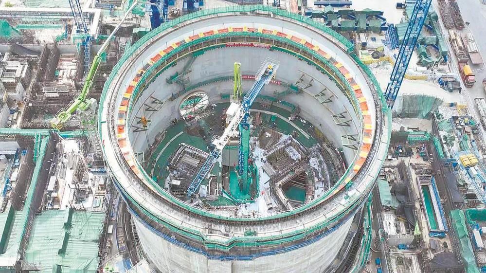 漳州核电4号机组核岛反应堆厂房内部核心承重结构施工收官